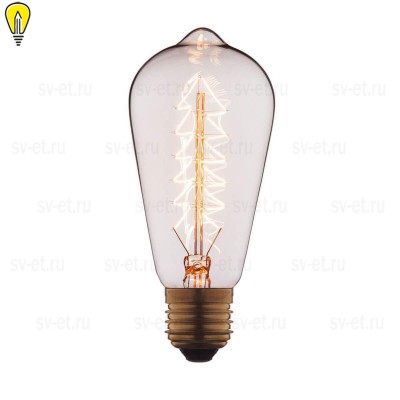 Лампа накаливания E27 40W прозрачная 6440-S