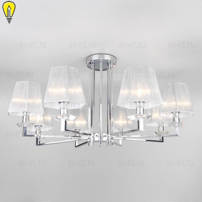 Потолочная люстра Eurosvet Alegria 60125/8 хром Smart