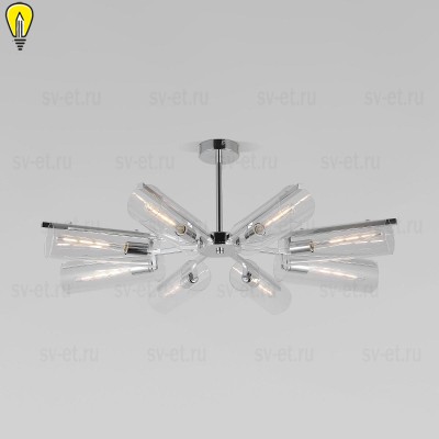 Потолочная люстра Eurosvet Trompeta 70144/8 хром
