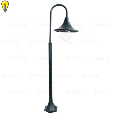 Уличный светильник Arte Lamp Malaga A1086PA-1BG