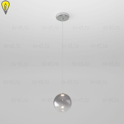 Подвесной светодиодный светильник Eurosvet Wonder 50232/1 Led дымчатый