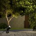 Уличный светодиодный светильник Elektrostandard Landscape 043 FL LED черный a059011