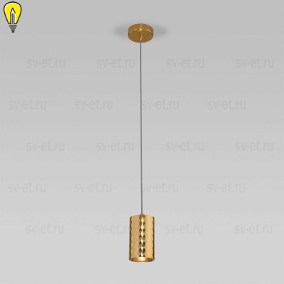 Подвесной светодиодный светильник Eurosvet Bonaldo 50247/1 Led золото