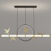 Подвесной Светильник Japanese Style Linear Bamboo Lamp