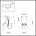 Бра Odeon Light Classic Gaellori 3393/1W