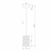 Подвесной светодиодный светильник Eurosvet Bonaldo 50247/1 Led черный