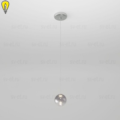 Подвесной светодиодный светильник Eurosvet Wonder 50234/1 Led дымчатый