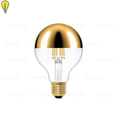 Лампа светодиодная Loft IT E27 6W 2700K золотая G80LED Gold