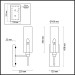Бра Odeon Light Modern Diatra 4689/1W