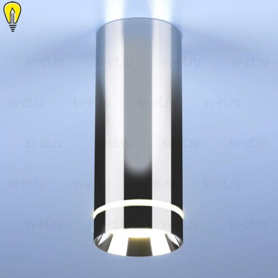 Потолочный светодиодный светильник Elektrostandard DLR022 12W 4200K хром a037522