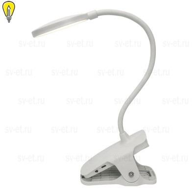 Настольная лампа на прищепке Uniel ULM-D605 4W/3000-6000K/DIM White UL-00010742