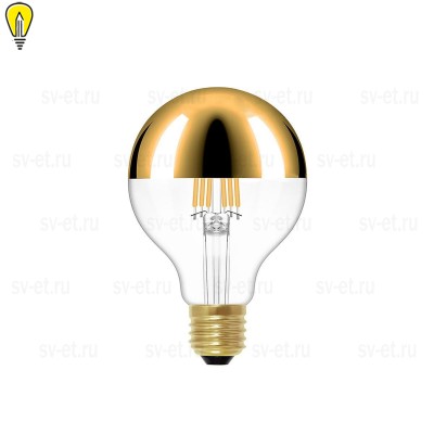 Лампа светодиодная Loft IT E27 6W 2700K золотая G80LED Gold
