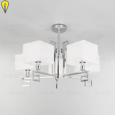 Потолочная люстра Eurosvet Alma 60115/5 хром