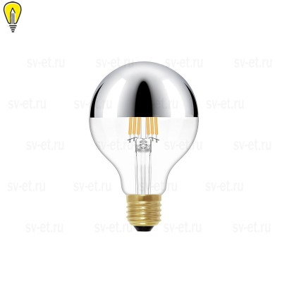 Лампа светодиодная Loft IT E27 6W 2700K хром G80LED Chrome