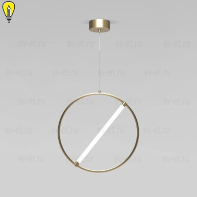 Подвесной светодиодный светильник Eurosvet Element 90281/1 бронза