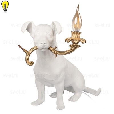 Настольная лампа Loft IT Dog 10312 White