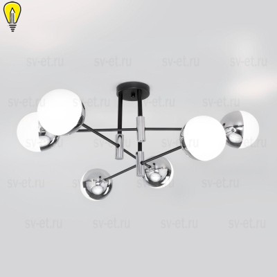 Потолочная люстра Eurosvet Nuvola 70129/6 хром