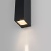 Уличный настенный светодиодный светильник Elektrostandard Blaze 35136/W черный 4690389179198
