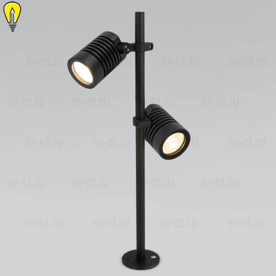 Уличный светодиодный светильник Elektrostandard Landscape/2 черный 041 FL Led a058259
