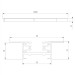 Шинопровод однофазные встраиваемый Elektrostandard Track Rail WH Recessed 85083/00 a057097