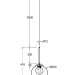 Подвесной светильник Maytoni MOD521PL-01G3