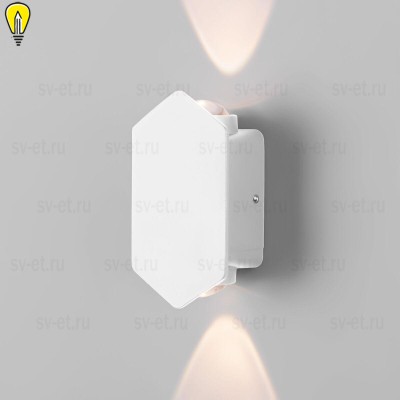Уличный настенный светодиодный светильник Elektrostandard Mini Light 35152/D белый a060878