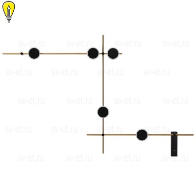 Настенный светодиодный светильник Odeon Light Hightech Flavio 6632/18WL