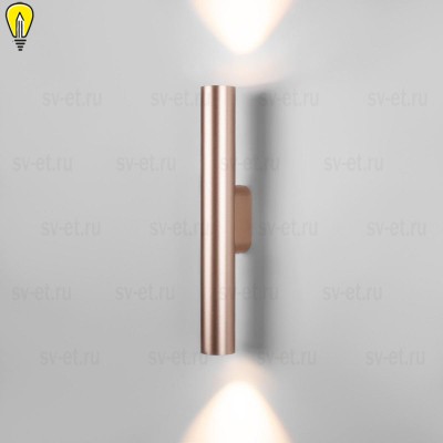 Настенный светодиодный светильник Elektrostandard Langer 40123/LED матовое золото a061983