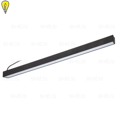 Линейный светодиодный светильник Uniel ULO-K10D 22W/4000K/L50 IP65 Black UL-00012020