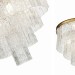 Дизайнерская подвесная люстра Renea Textured Glass Chandelier Brass