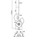 Подвесной светильник Maytoni MOD207PL-03BS