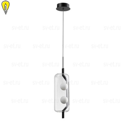 Подвесной светодиодный светильник Arte Lamp Geneva A2341SP-2BK