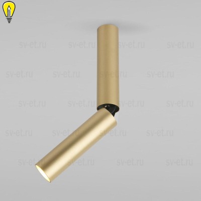 Светодиодный спот Elektrostandard Pika 25029/Led золото a061110
