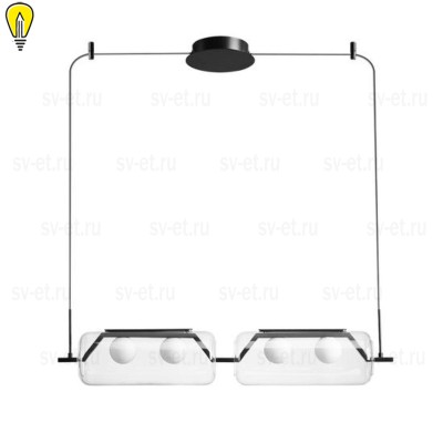 Подвесной светодиодный светильник Arte Lamp Geneva A2341SP-4BK