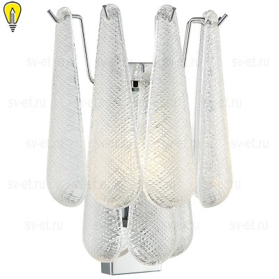 Бра Textured Glass Drops Wall Lamp